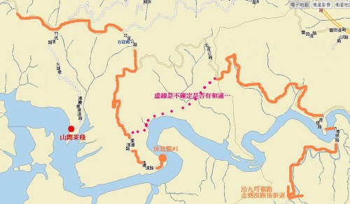 翡翠水庫路線圖